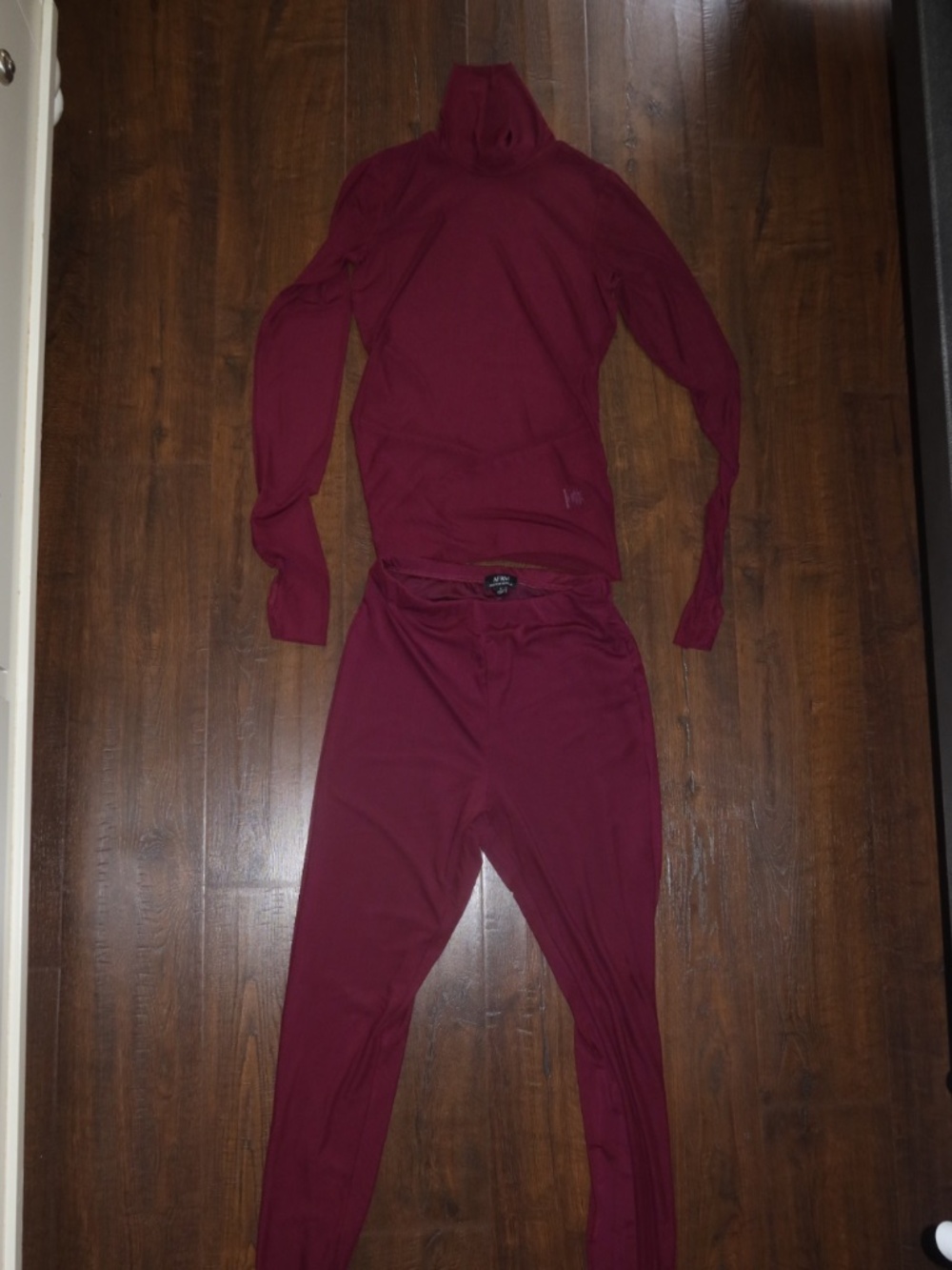 Mesh Turtle Neck and Leggings Set